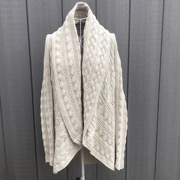 CAbi Sweaters - SOLD! CAbi Crochet Knit Circle Cardigan